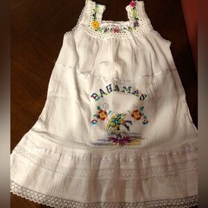 Girls white sundress